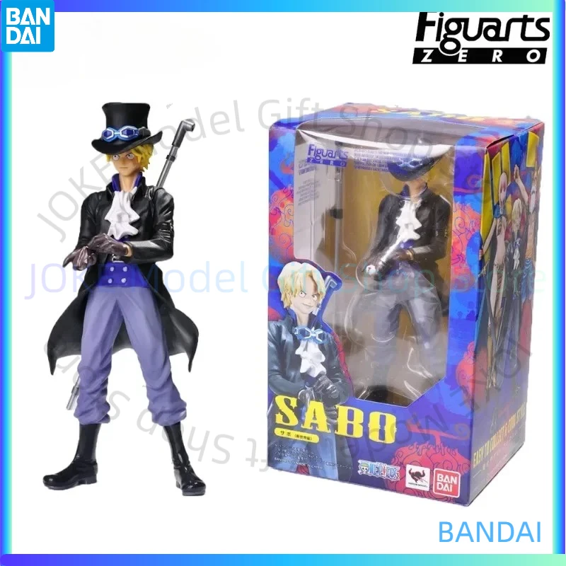 

Original Bandai Figuarts ZERO One Piece Sabo Dressrosa Mera Mera No Mi Anime Figure PVC Toys Gift Collectible Model Ornaments