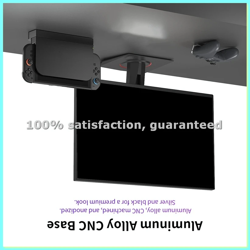 

Регулируемая подставка-вентилятор из алюминиевого сплава для Switch 2, двойной охлаждающий вентилятор, станция воздушного охлаждения NS2 с автоматическим отключением, подставка для ТВ - ABFT