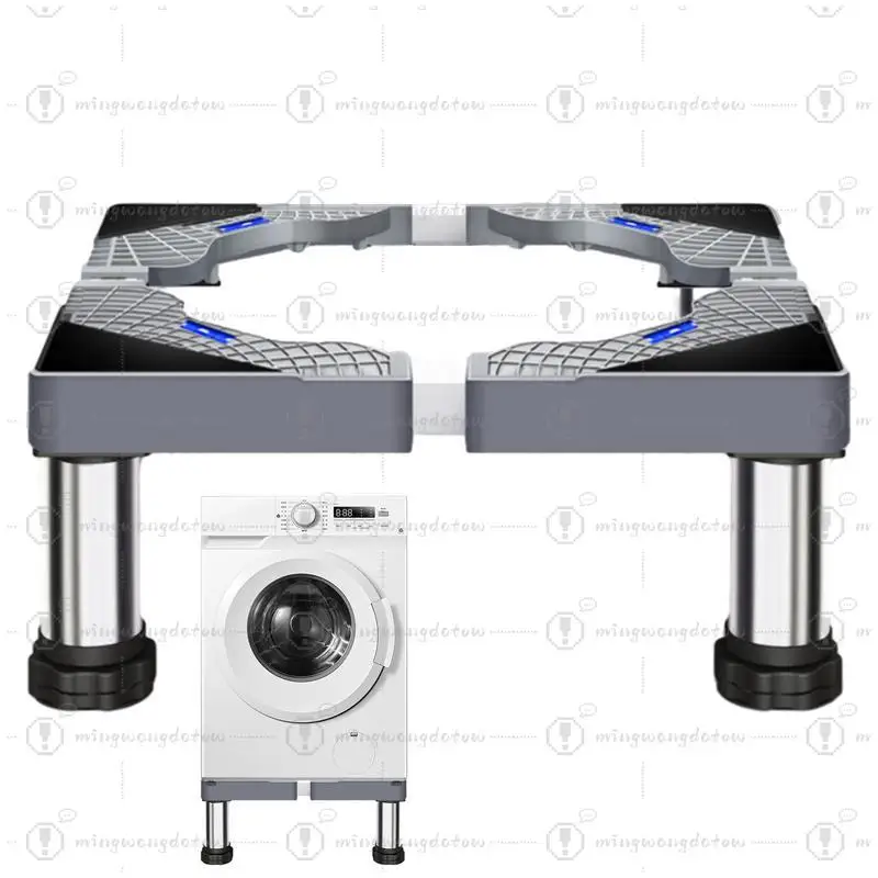 Heavy Duty Washer Stand Universal Stainless Steel Washer Dryer Stand Washing Machine Riser Heavy Duty Laundry Pedestal