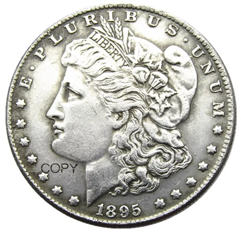 US 1895-S Morgan Dollar Silver Plated Copy Coin