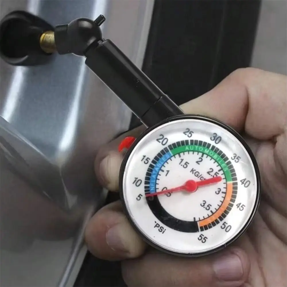 Analog Gauge Tire Pressure Gauge Pointer Design Dial Meter Auto Tire Inflation Portable Device Measurement Tool