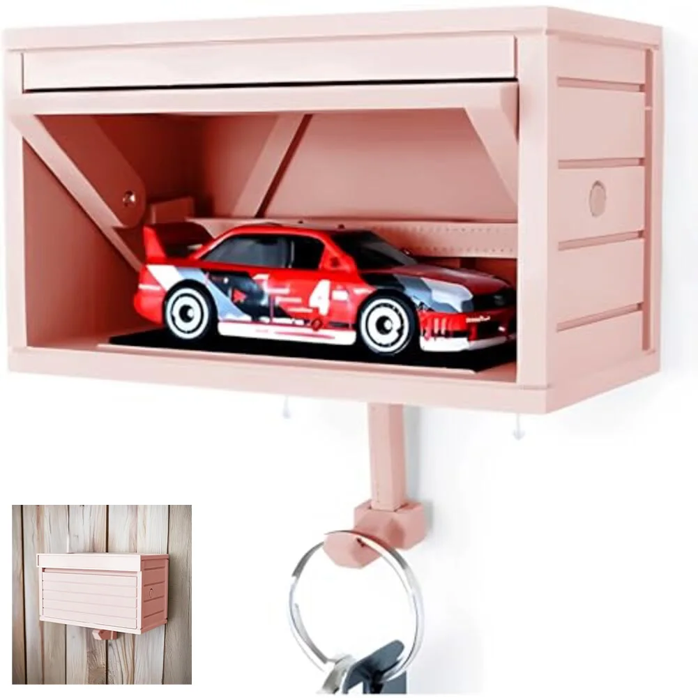 

Entryway Organization 10.8*5.4*7.2cm Display Stand Compact Key Holder Interactive Door Feature Multi-function Key Storage