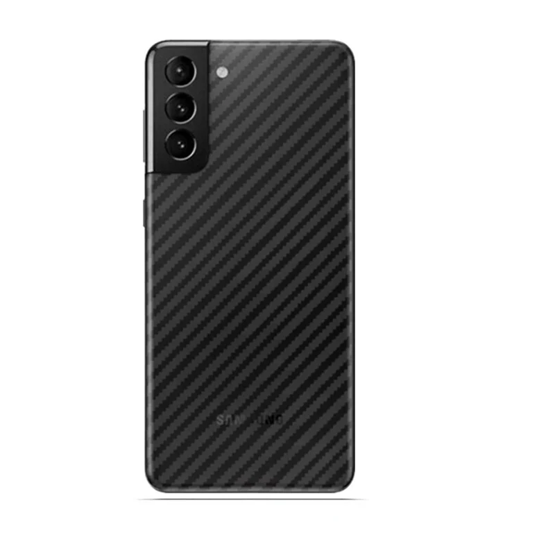 Película protectora 3D de fibra de carbono para Samsung Galaxy Note 20 S20 S21 S22 Ultra A52s 5G A51 A71, Protector de pantalla de cubierta completa trasera, 5 uds.