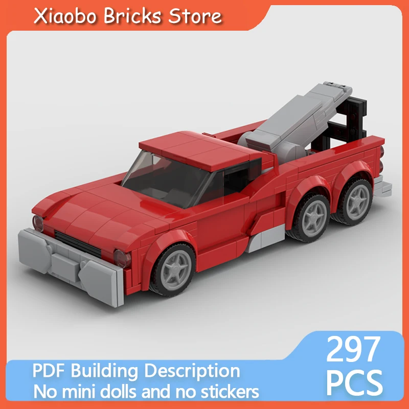 

Engineering Racing Game Model MOC Building Bricks Six Wheel Trailer Modular Technology Gifts Holiday Assemble Children Toys Suit