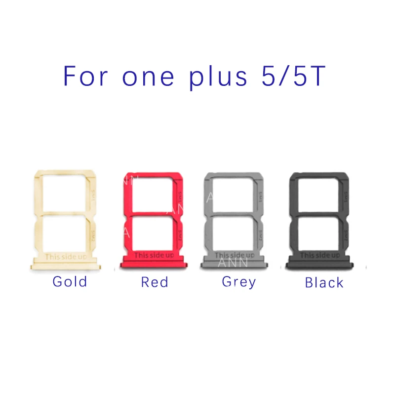 

Sim Card Tray For Oneplus 5 5T Sim Card Socket Slot Holder Repair Parts Whole Sale