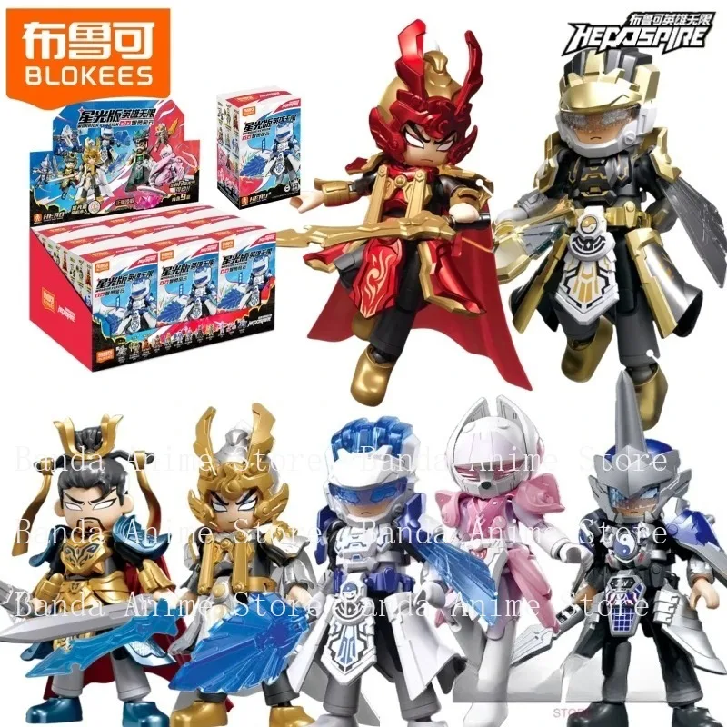 

В наличии: BLOKEES Hero Unlimited — Нэчжа, Аобин, Сунь Укун, Три Царства — сборная подвижная модель, игрушка, украшение, подарок, экшн-фигурка