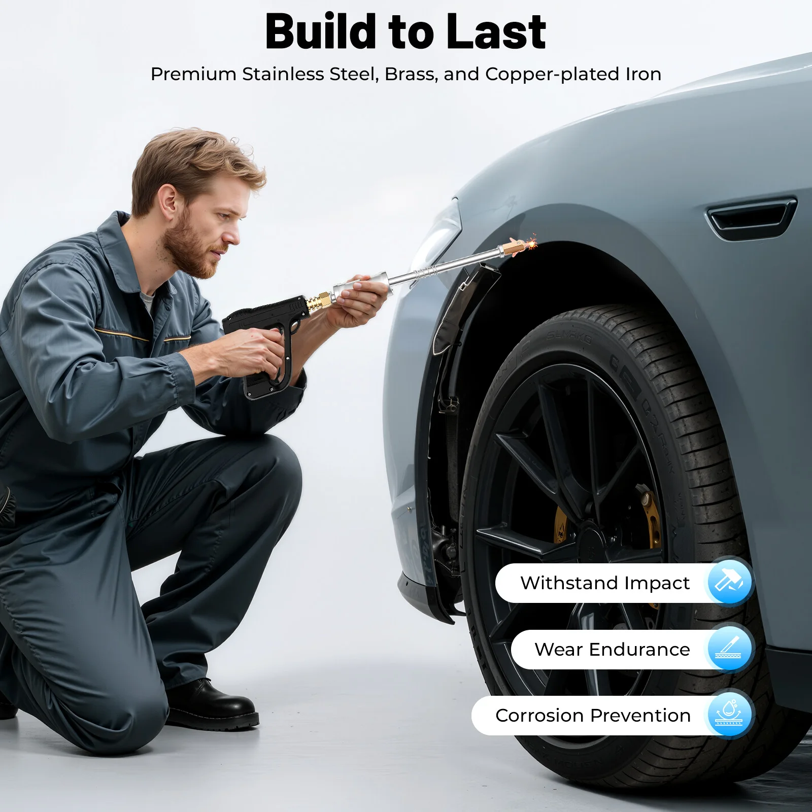 

86PCS Car Dent Repair Puller Kit, Dent Pull Hammer & Spot Welding Accessories for Auto Body Hail Damage