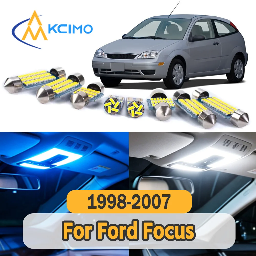 

Long Service Life Car Indoor Lamp Bulbs Stable Illumination Power Saving LED Light Replacement for Ford Focus 1998-2007
