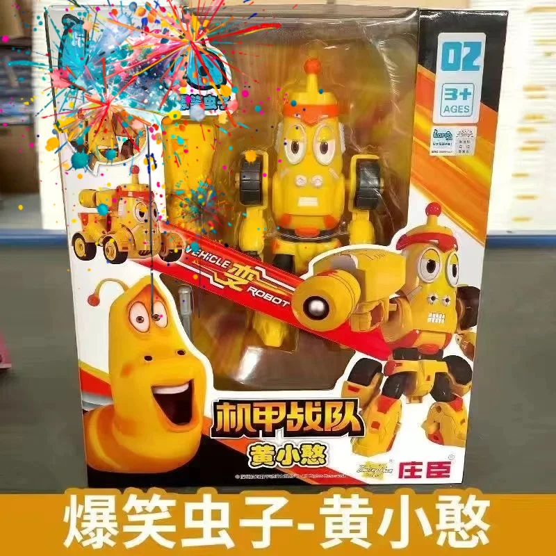 

Creative Funny Cartoon Animal Larva Deformation Robot Toys Mecha Figures Assembly Robocar Warrior Toys Birthday Gifts