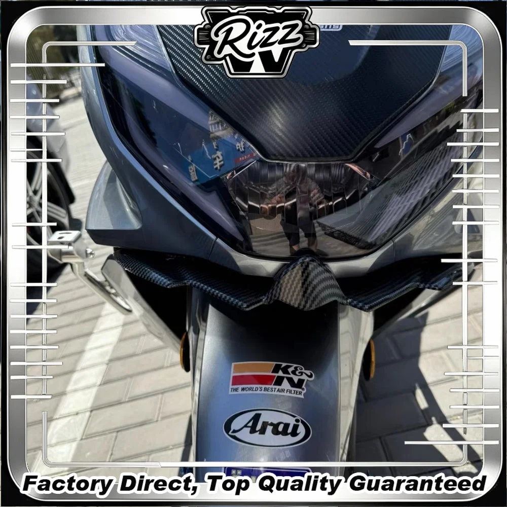 【Factory Direct】Special modification accessory for PCX160 - beak-shaped wind deflector carbon fiber air intake cover