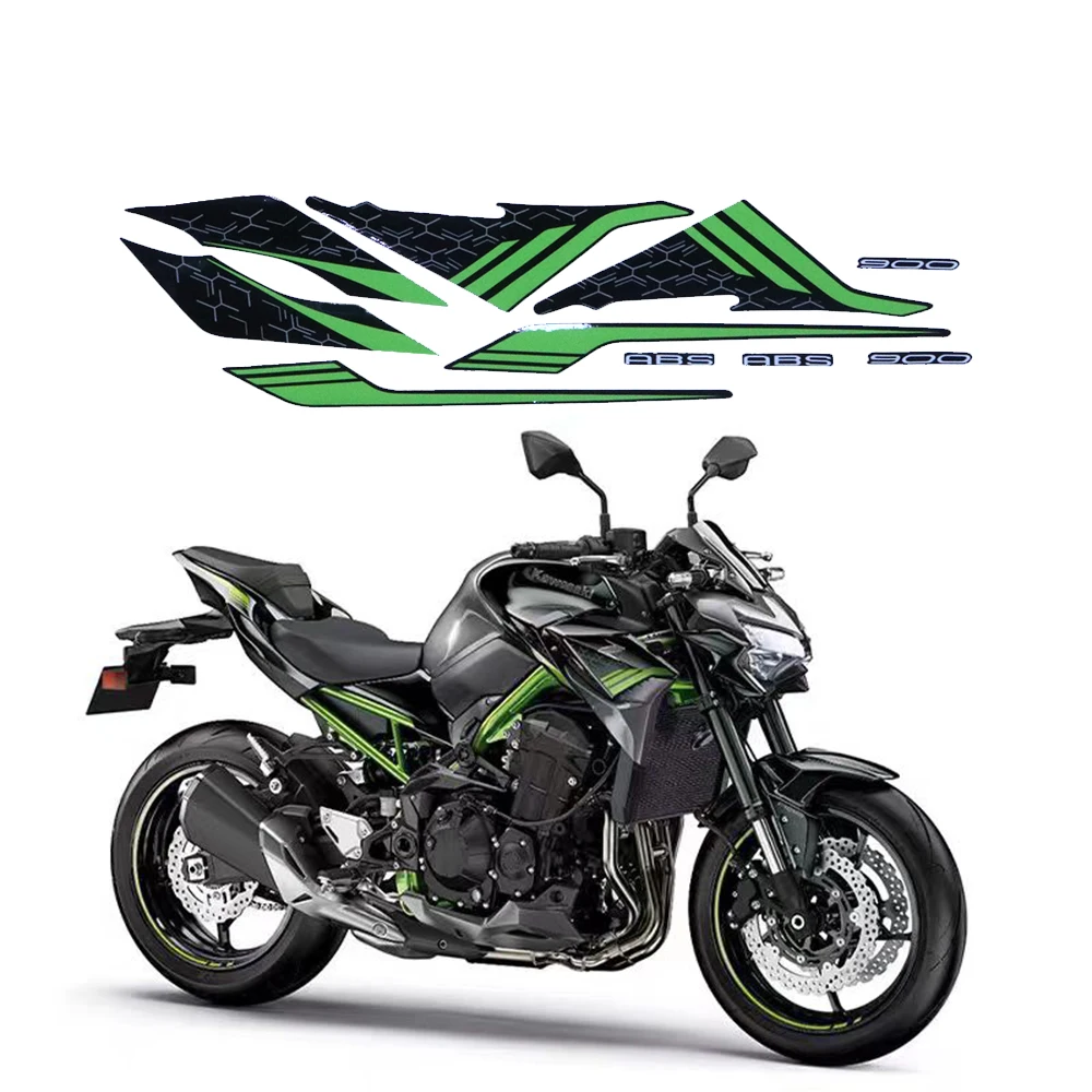 

For Z900 20 21 22 23 24 Motorcycle New Rear Hump Fairing Sticker Rear Seat Decal Custom Color Sticker Z900