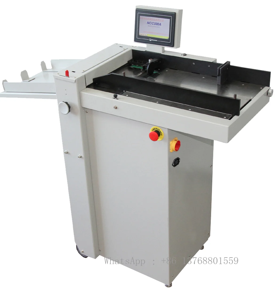 WD-NCC330A Wholesale PLC Touch Screen Digital Automatic Paper Creaser Perforating Machines