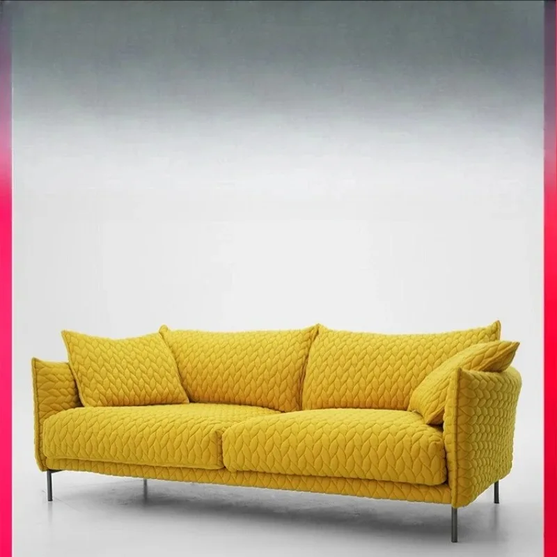 

Sofa designer villa minimalist living room straight row concubine 2025 new furniture sofa