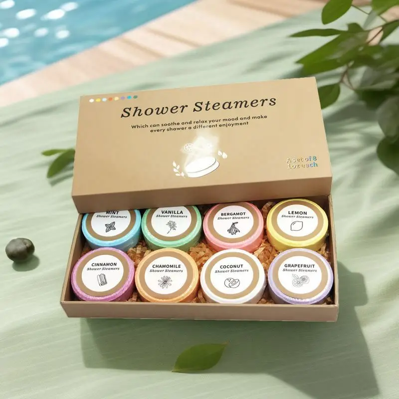 

Shower Steamers Aromatherapy Shower Gifts For Her With Essential Oil For Home SPA Self-Care & Relaxation Valentine's Birthday