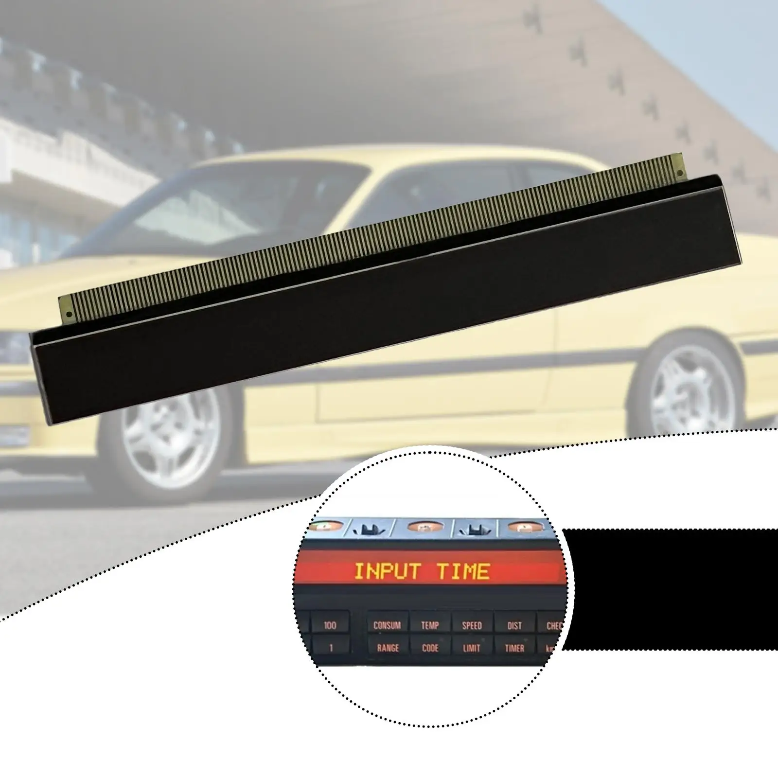 Ribbon Cable LCD Display Pixel Repair on Board Computer Glass Plastic Spare Parts for BMW E36 Car Dashboard System