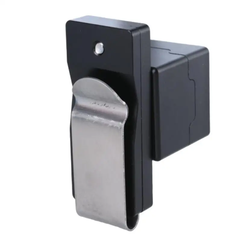 

652F Billiard Chalk Holder with Fixed Clip Billiard Cue Chalk Box Snooker Belt Clip Chalk Holder Enduring