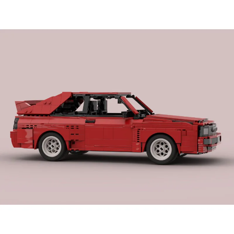 

MOC-138945Red New Classic Supercar Assembly Stitching Building Block Model1423Parts Building Blocks Boy Kids Christmas Toys Gift