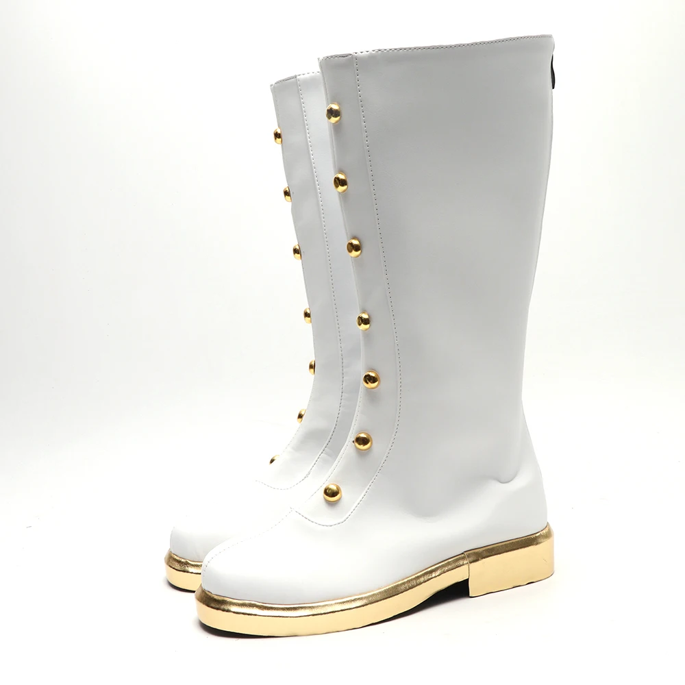 Game Ensemble Sterren Tori Himemiya Cosplay Kostuum Schoenen Laarzen Fine Team Uniform Schoenen Man Vrouw Wit