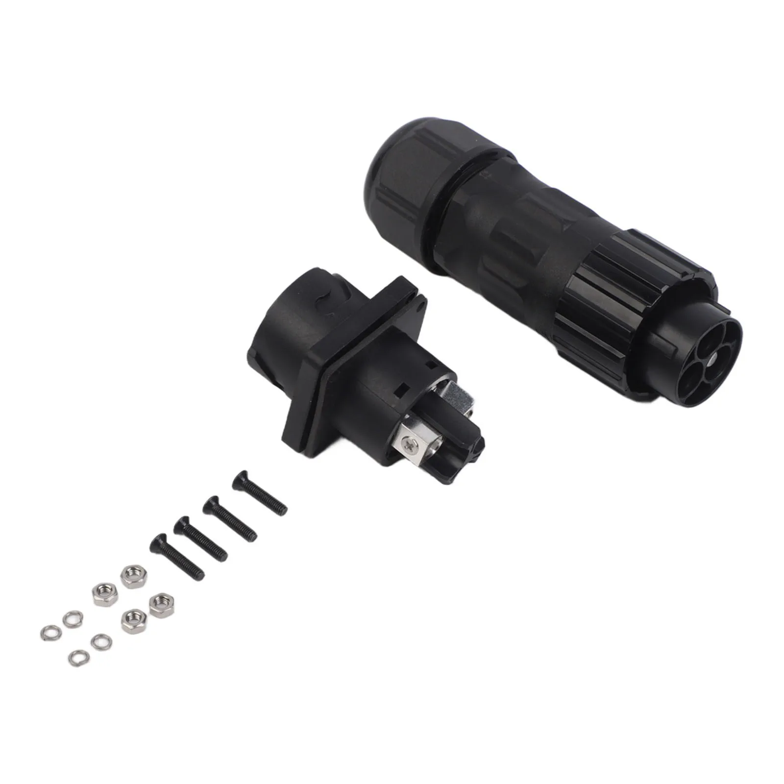 3 Pin 80A 600V IP67 Waterproof Aviation Connector For Energy Storage Power Supply Input Output Cable Wire Terminal Block
