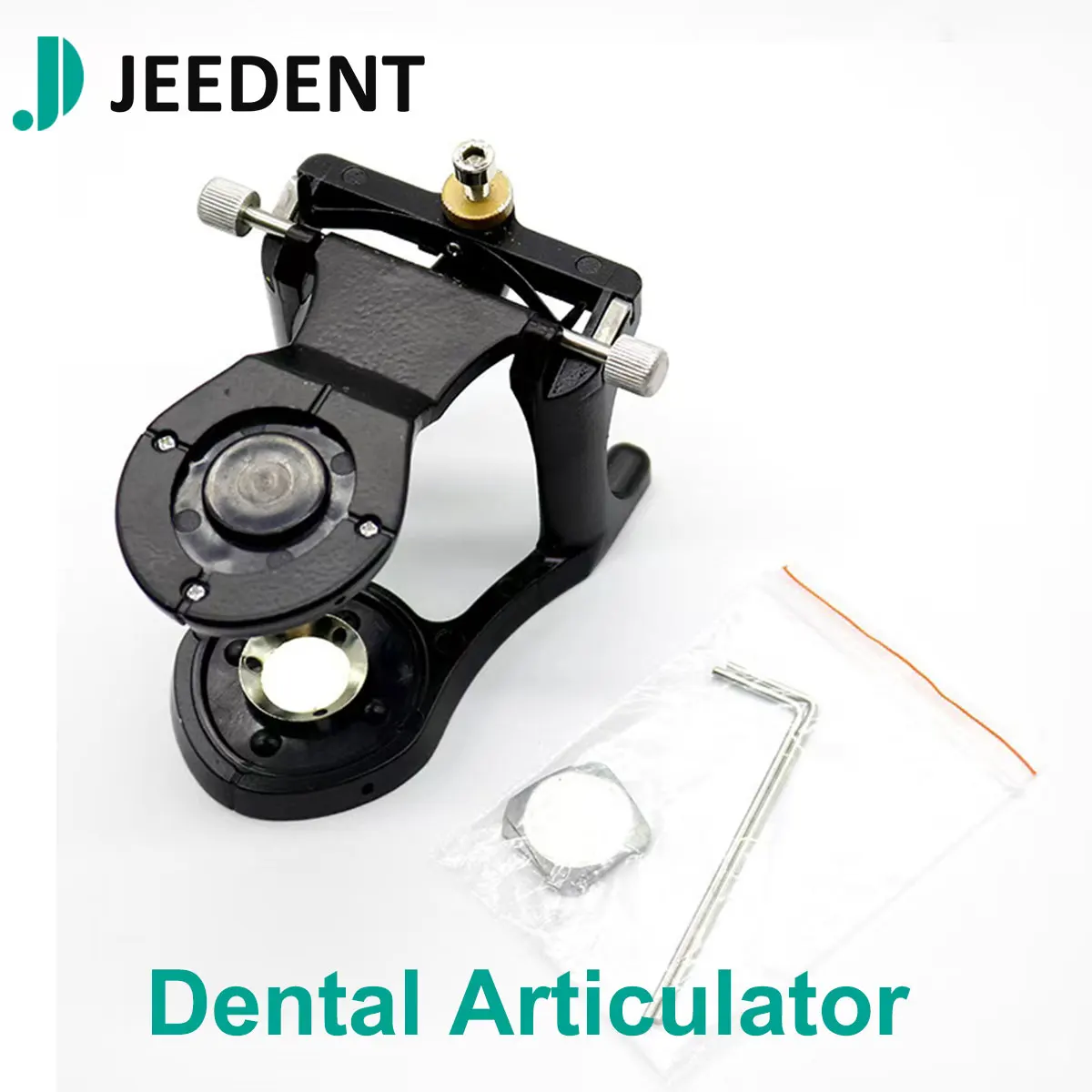

JEEDENT 1pc High Precision Aluminum Alloy Magnetic Dental Articulator Adjustable for Dental Lab Pre-Cast Denture Model Mounting
