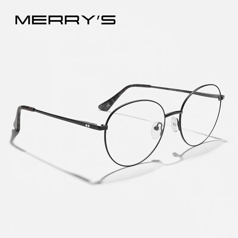 MERRYS DESIGN Retro Women Round Glasses Frames Men Ultralight Eyewear Vintage Prescription Eyeglasses Optical Frame  S2465