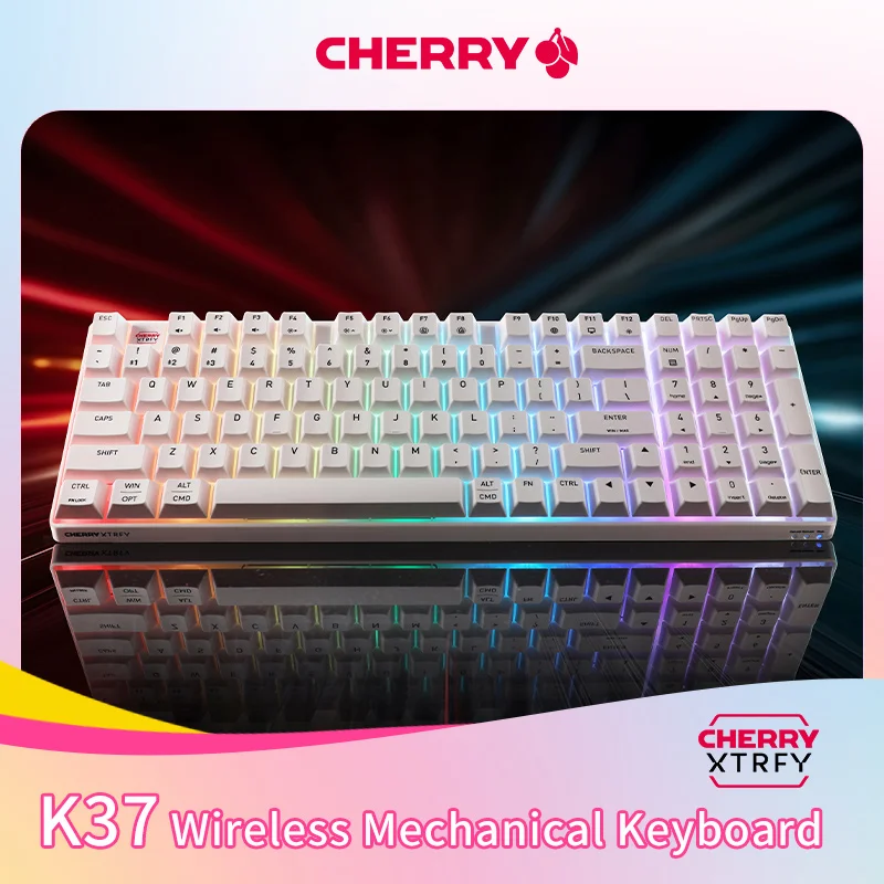 

CHERRY K37 Mechanical Feel keyboard Film RGB three-mode gaming and office keyboard cherry