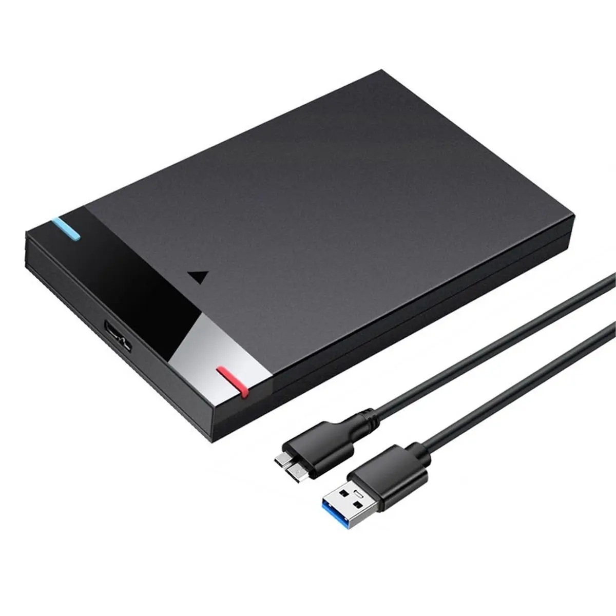 ABIU 2.5 Inch SATA HDD Enclosure Micro USB 3.0 External Hard Drive Case 5Gbps High Speed Portable Hard Drive Enclosure