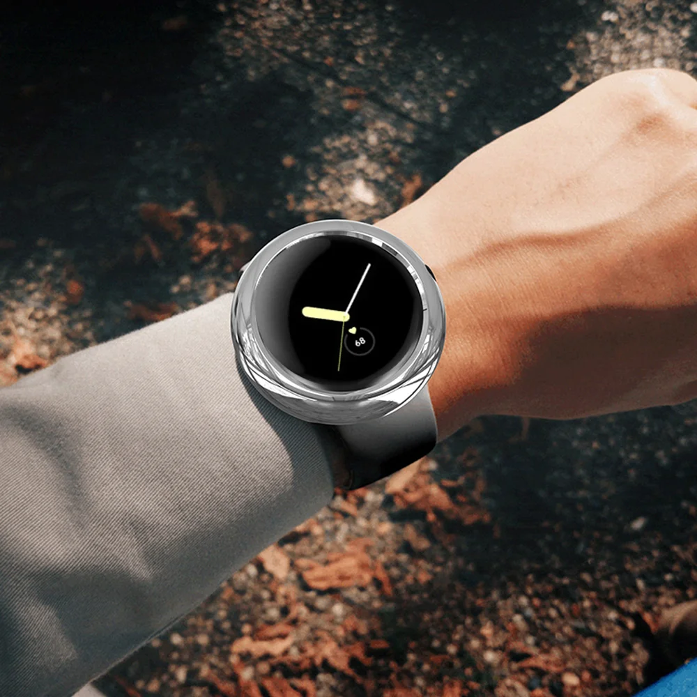 Screen Protector for Google Pixel Watch Case smart watch Accessories Soft TPU Full Cover bumper Shell for Google Pixel Watch