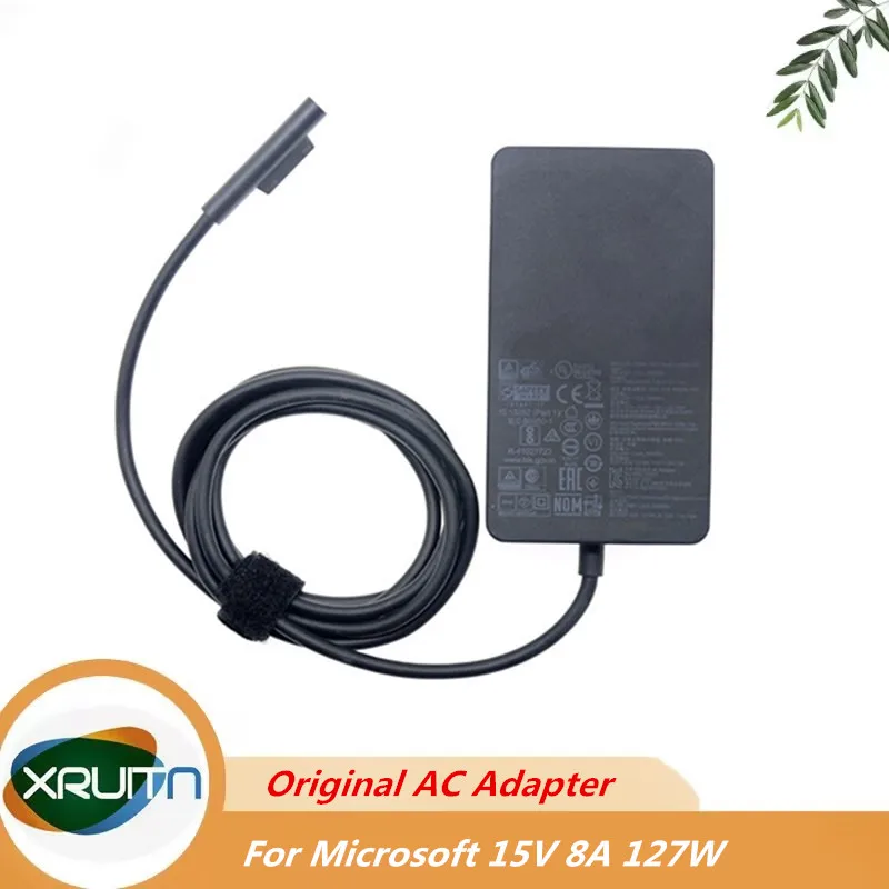 

Оригинальный адаптер переменного тока для ноутбука Microsoft Surface Nvidia GeForce GTX 1050 Pro 7 6 X Book 2/3 127 Вт 15 В 8 А 1932