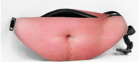 Bolsa de Cintura Creativa con Forma de Vientre de Cerveza Falso, Realista, Divertida, Anti-Robo, para Hombres y Mujeres, para Fiestas y Cosplay