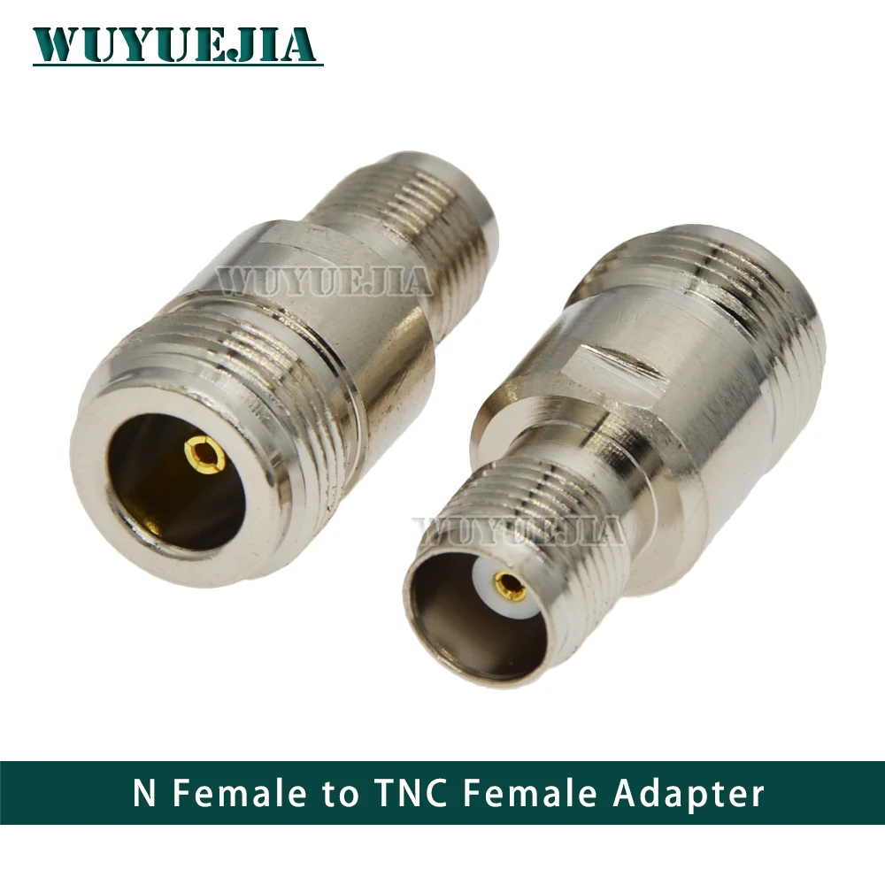 2Pcs/lot L16 N Female to TNC Female Jack / RP-TNC Female RF Coaxial Adapter Brand new and high quality Nickel plated Brass