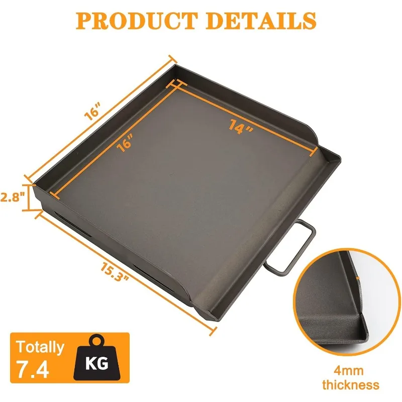 Fry Griddle for Camp Chef Stove, 14