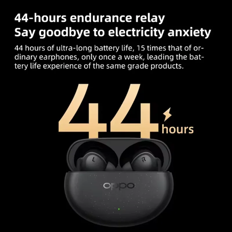 Original OPPO Enco Air4 Pro 49dB ANC TWS Earbuds Bluetooth 5.4 HiFi Sound 44H Battery IP55, Brand New/Open Box.