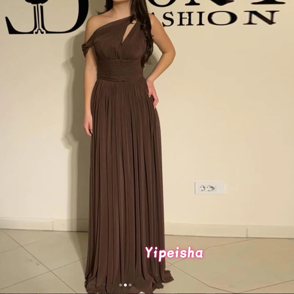 

Современные длинные вечерние платья без рукавов, платья А-силуэта для выпускного вечера, нарядные платья для торжественных случаев с открытыми плечами, индивидуальный пошив