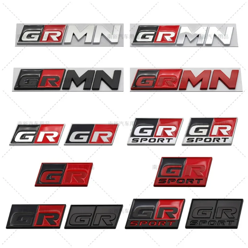 

High-quality Modified 4X4 Metal Car Stickers for Personalized and Fashionable Body Scratch Covering Letter GR GRSPORT GR