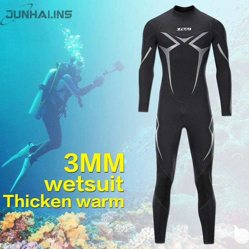 1.5mm/3mm Neoprene Wetsuit thickened warm diving suit for men Perfect For Swimming/Scuba Diving/Snorkeling/Surfing