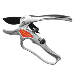 Gardening Pruners, Ratchet Pruning Shears, Anvil Style Fruit Tree Branch Pruning Scissors Trimmer Garden Tool, for Weak Hands