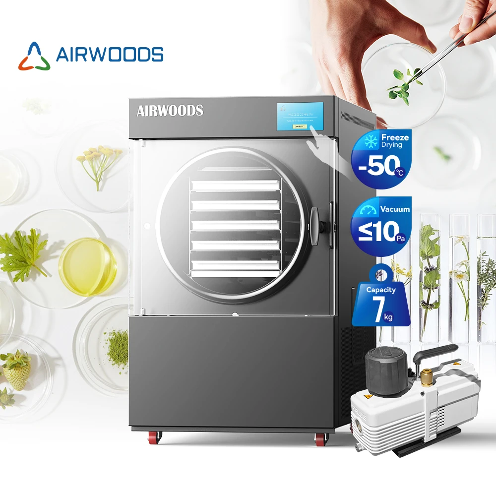 Household Freeze Dryer 7kg Capacity 9.33kw/h Easy Operate For Home Use Commerical Use