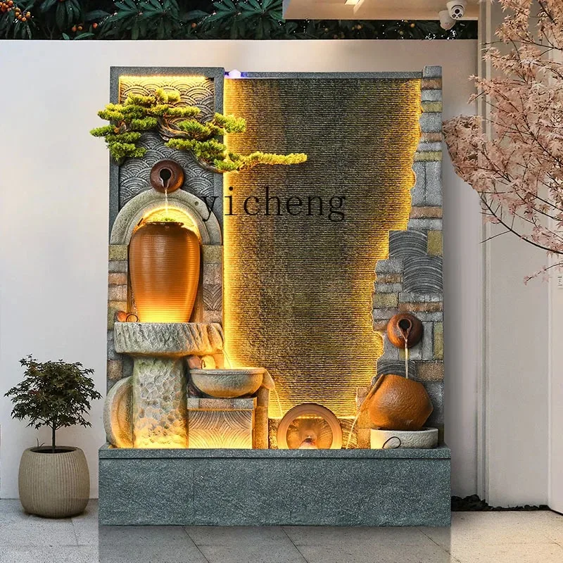 BJ-8  large rockery flowing water ornament circulating water office floor decoration opening housewarming gifts