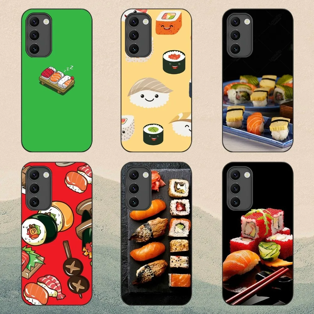 Japanese cuisine Sushi food Phone Case For Samsung S23 22 21 20 ULTRA PLUS Lite Shell