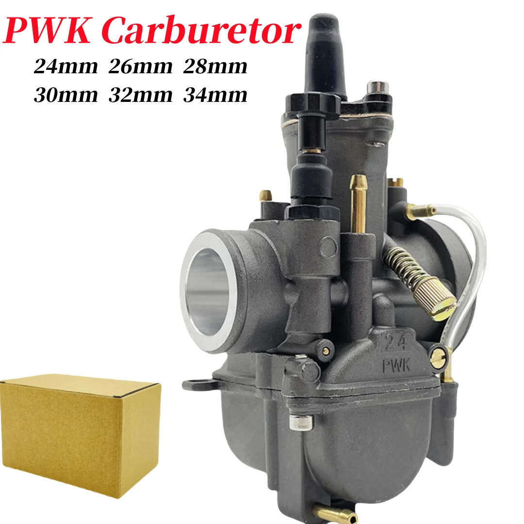 

PWK Universal Moto Gasolina Adulta 2T 4T Carburetor Pwk 24 26 28 30 32 34mm Pwk Carburetor Fuel Supply For Motorized