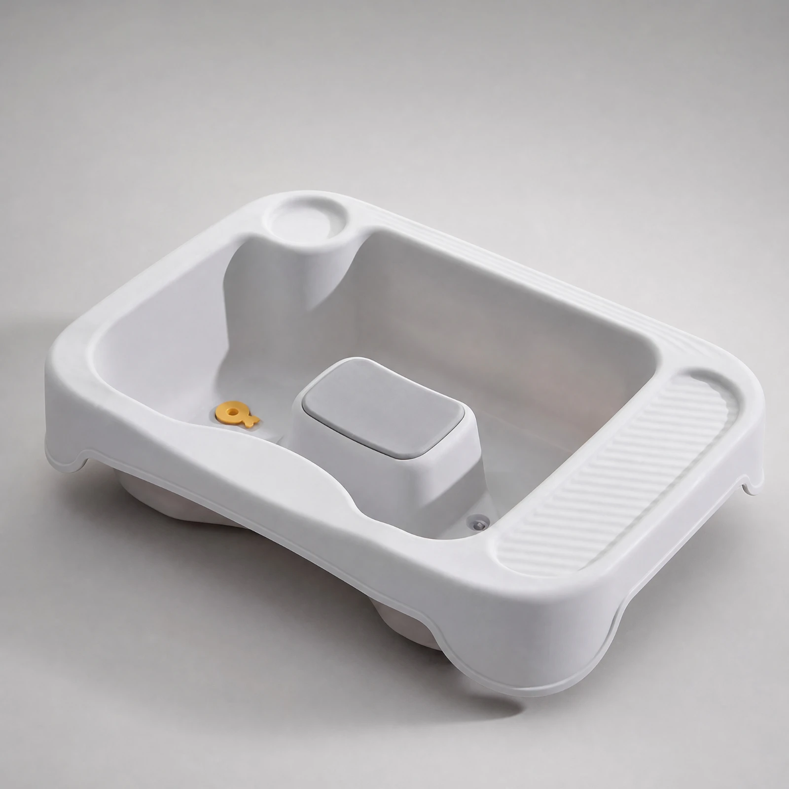 Hair-Washing Basin Comfortable Reclining Hair-Washing Basin with Head Pad Shampoo Bowl Lightweight Slim for Older Adults