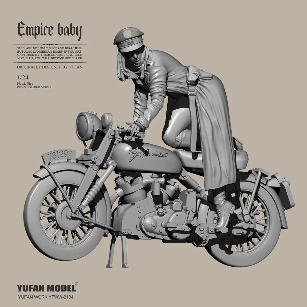 YUFAN MODEL Resin model kits figure beauty colorless and self-assembled YFWW-2134