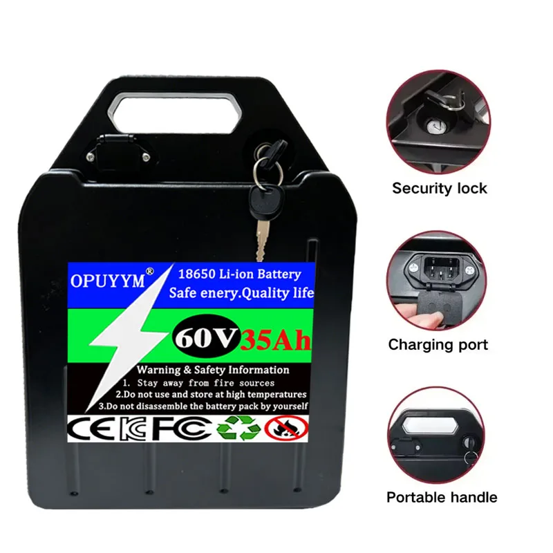 New for Harley 60V 30Ah 25Ah 20Ah Electric Motorcycle Waterproof  Lithium Battery Suitable  CityCoco Electric Scooter Battery