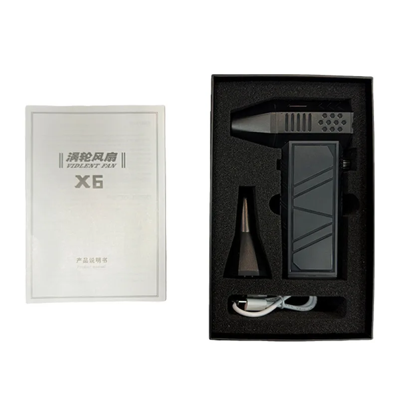 Ventilateur turbo canalisé à moteur sans balais, ventilateur à jet X6, souffleur de poussière, outil de livres de clavier, haute puissance, 130.000 tr/min