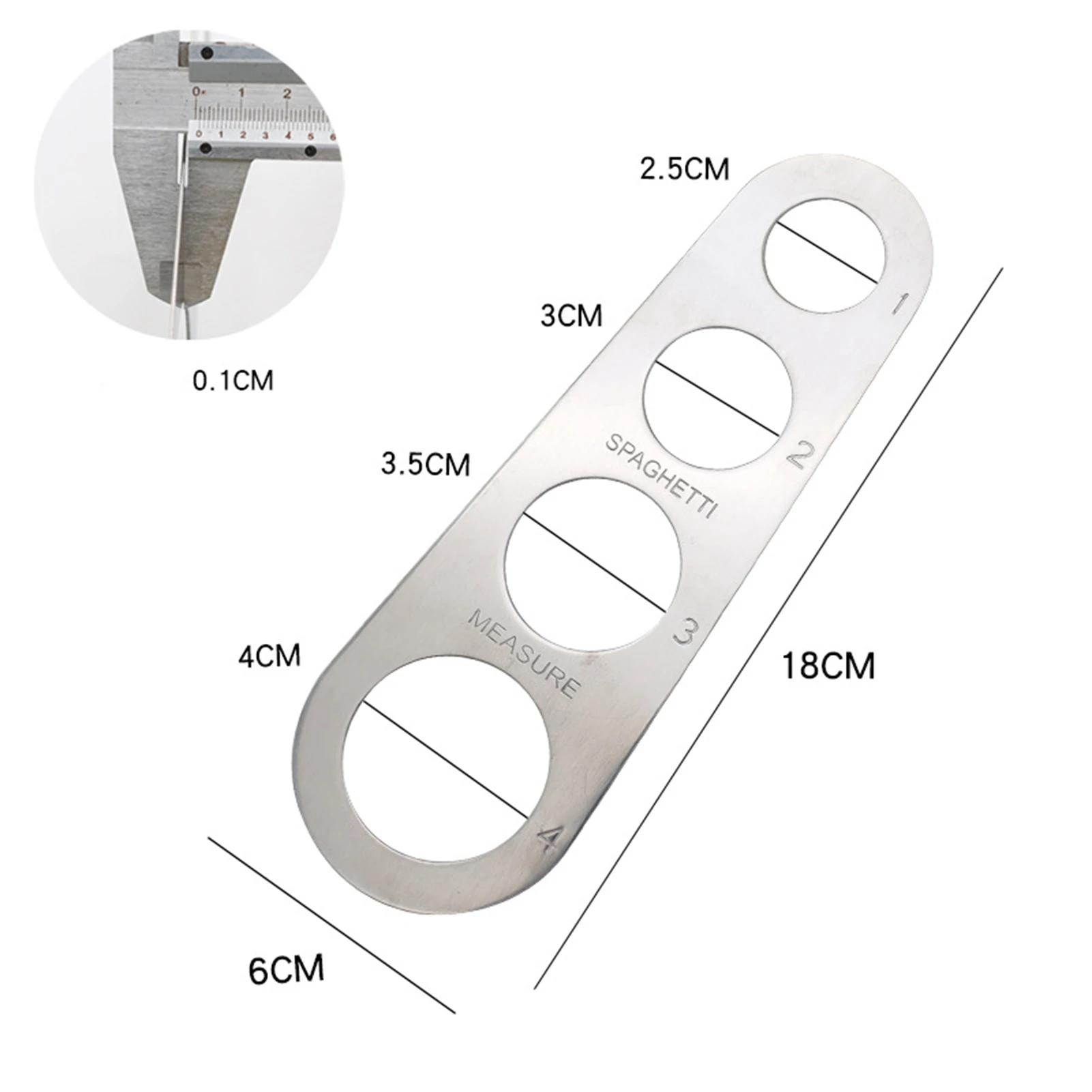 قياس السباغيتي بسطح ناعم ، خالي من الأزيز ، مدمج ، سهل التخزين ، معكرونة ، منزل ، مطبخ ، مطعم