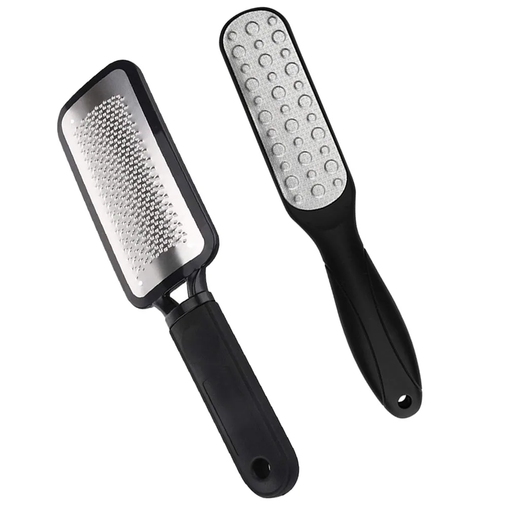 2 pezzi strumento per la rimozione della pelle morta robusta piastra per la pulizia del piede funzionamento semplice per la cura sicura del pedicure set compatto per la cura del piede