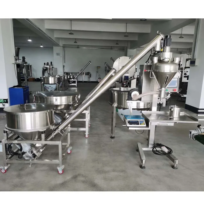 Semi Automatic Powder Filling hine Spice Coffee Auger Filler