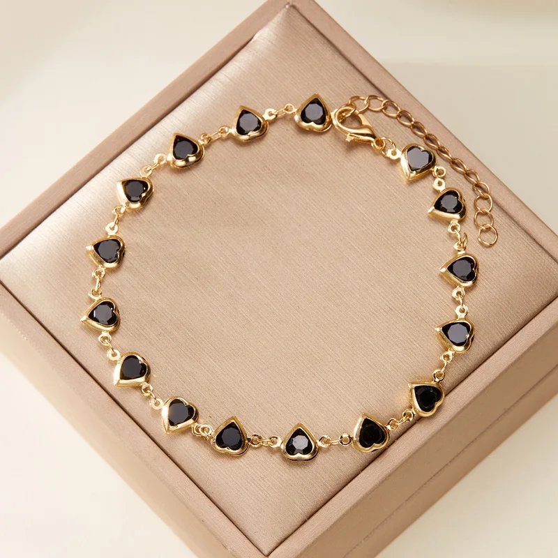 Sommer Süße Rote Kirsche Fußkettchen für Frauen Mode Niedlichen Reis Perlen Blumen Herz Kette Fußkettchen Strand Barfuß Sandale Schmuck – Detail 9