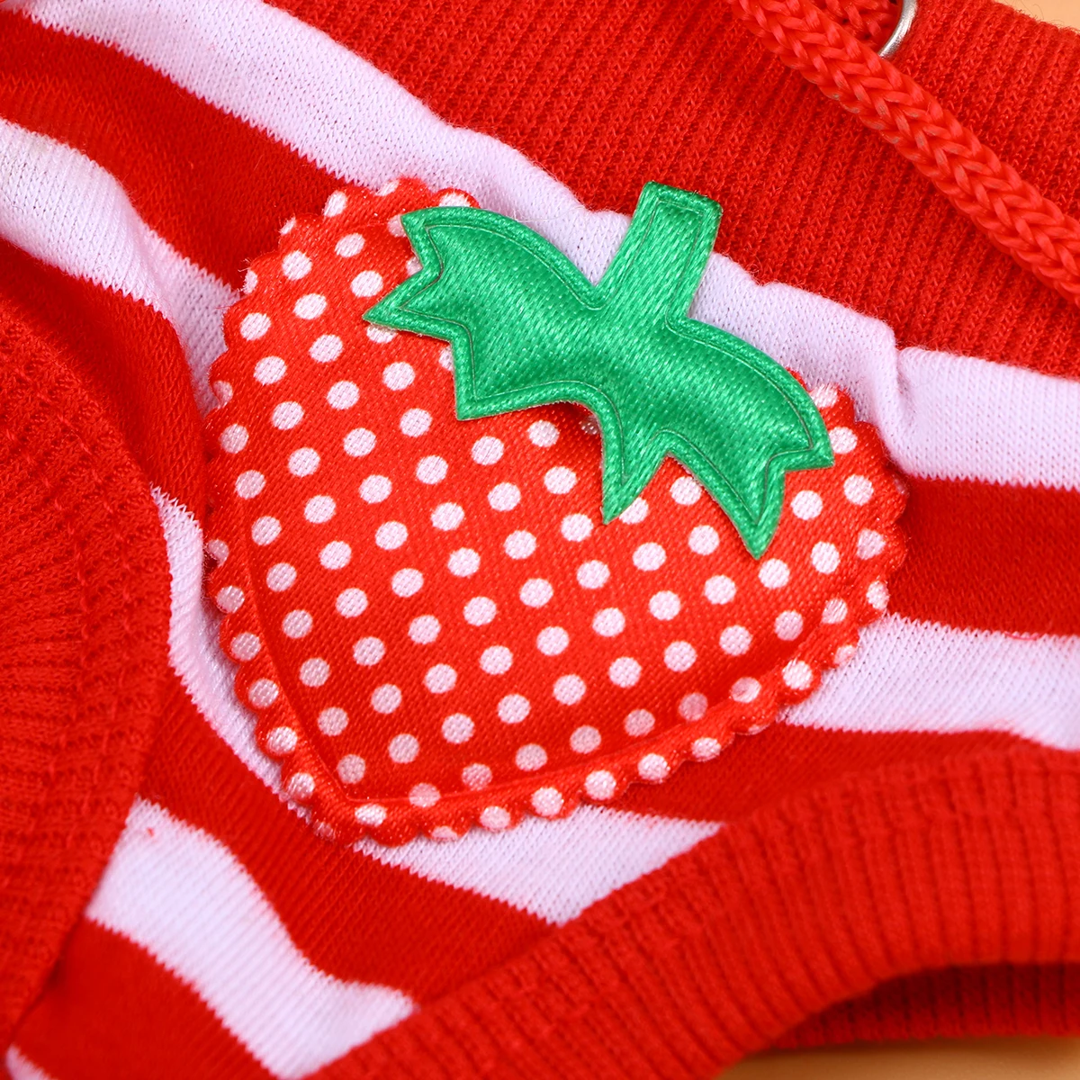 

Pet Diaper Sanitary Physiological Pants Stripe Washable Male Dog Shorts Panties Menstruation Underwear Size S (Red and White)